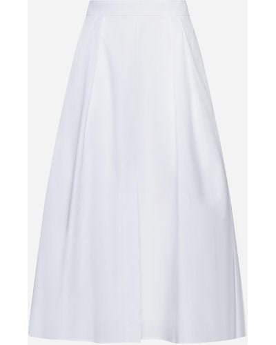 Rohe Cotton Midi Skirt - White