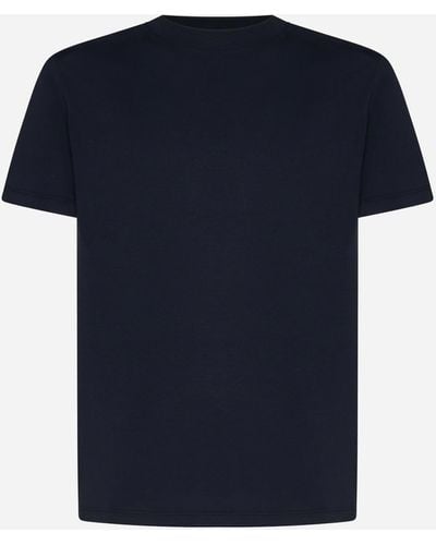 Valentino Logo Cotton T-shirt - Blue
