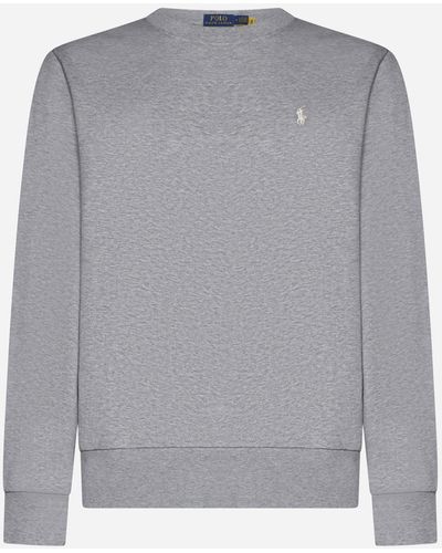 Polo Ralph Lauren Logo Cotton Sweatshirt - Grey