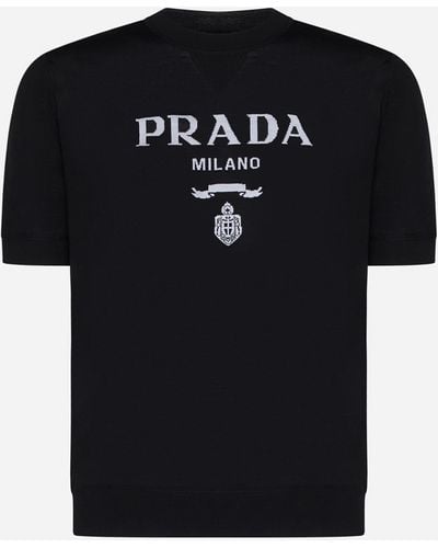 Prada Logo T-shirt - Black
