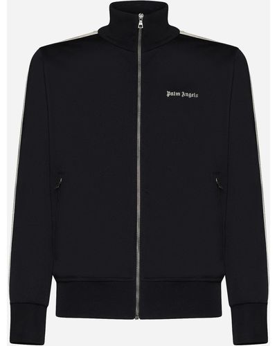 Palm Angels Track Jersey Jacket - Black