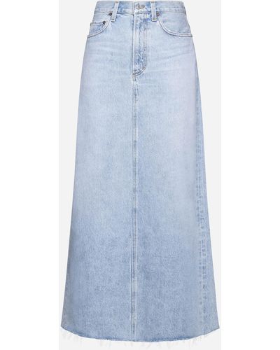 Agolde Skirts - Blue