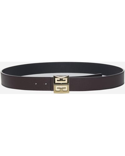 Givenchy 4g Reversible Leather Belt - Multicolour