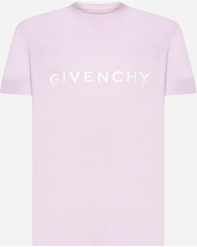 Givenchy Logo Cotton T-shirt - Pink