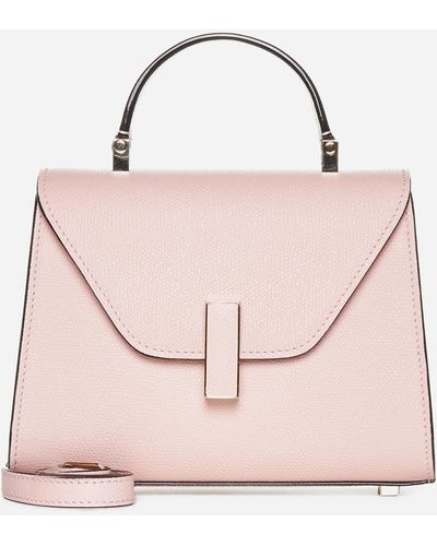 Valextra Iside Micro Leather Bag - Pink