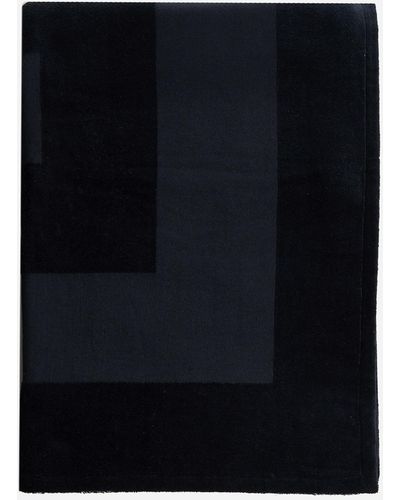 Givenchy Logo Cotton Towel - Black