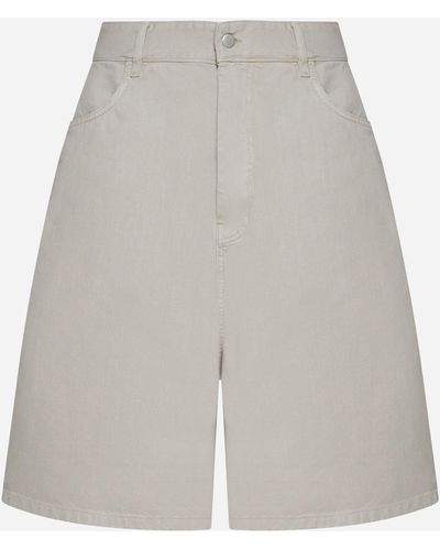 Studio Nicholson Reverse Cotton Shorts - Gray