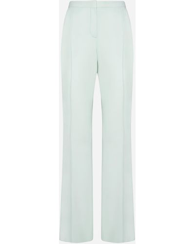 Givenchy Silk Flared Pants - White