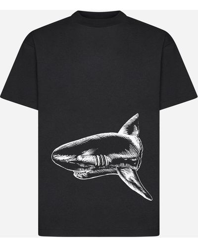 Palm Angels Broken Shark Classic T-shirt - Black