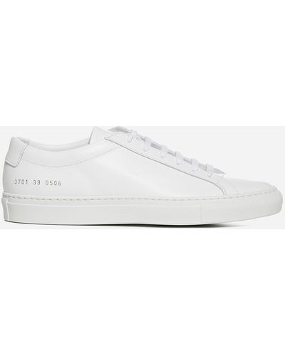Common Projects Original Achilles Low Leather Trainers - White