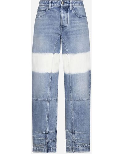 Jil Sander Band-wide Leg Jeans - Blue