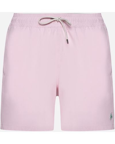Polo Ralph Lauren Logo Swim Shorts - Pink