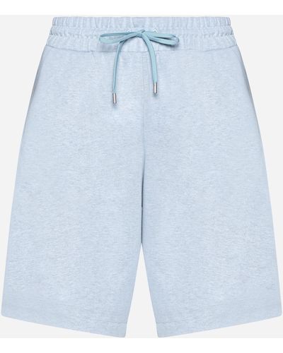 Lardini Viscose Jersey Shorts - Blue