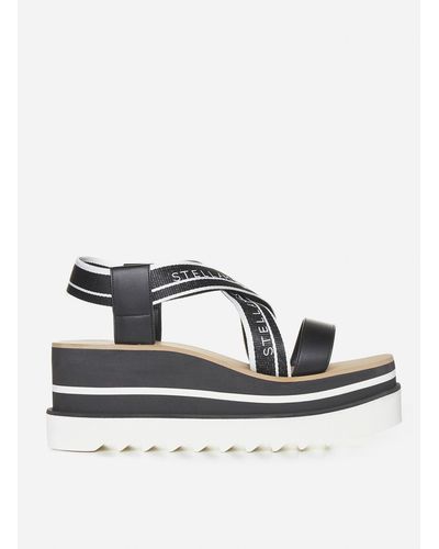 Stella McCartney Sneakelyse Canvas And Alter Nappa Sandals - Multicolor
