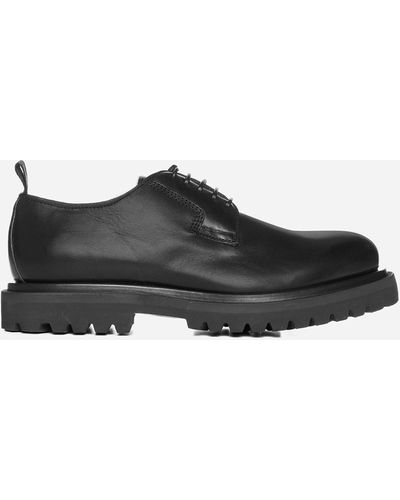 Officine Creative Eventual 001 Leather Derby Shoes - Black