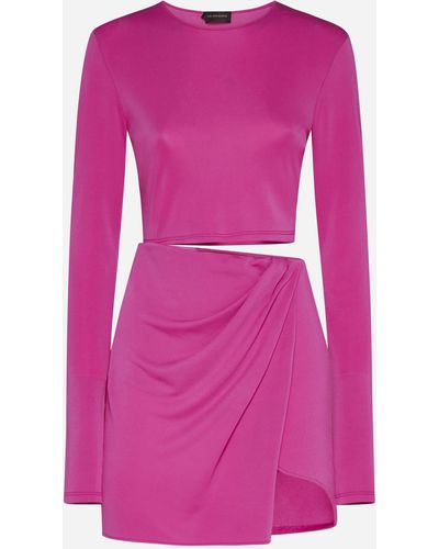 ANDAMANE Gia Jersey Mini Dress - Pink