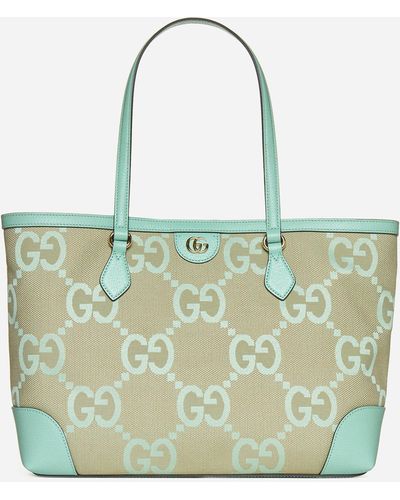 Gucci 'ophidia Medium' Shopper Bag - Green