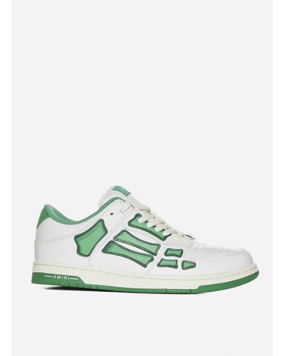Amiri Chunky Skeleton Low Top Sneaker In Green