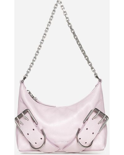 Givenchy Voyou Leather Shoulder Bag - Pink