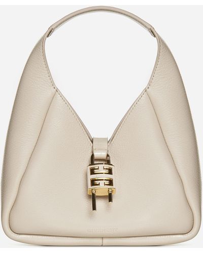 Givenchy G-hobo Mini Leather Bag - Natural