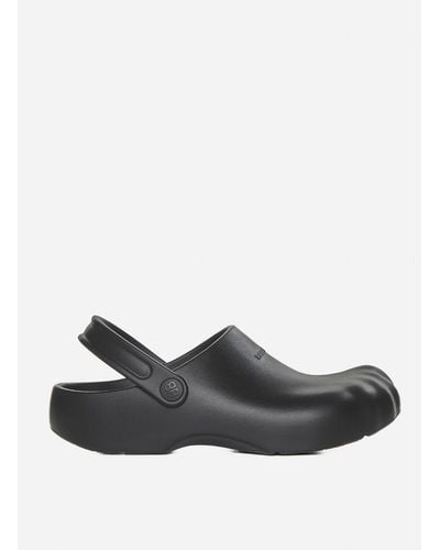 Balenciaga Sunday Molded Rubber Slip-on Sandals - Black