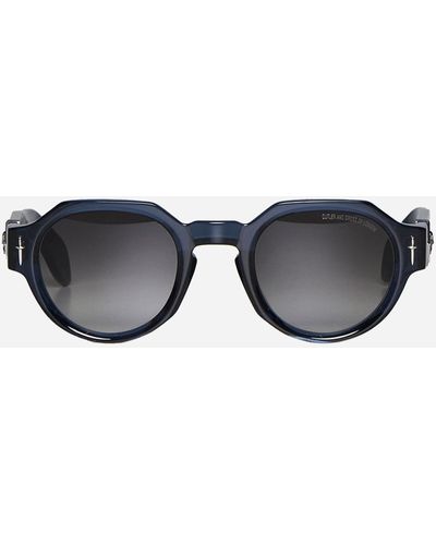 Cutler and Gross The Great Frog Diamond I Sunglasses - Blue