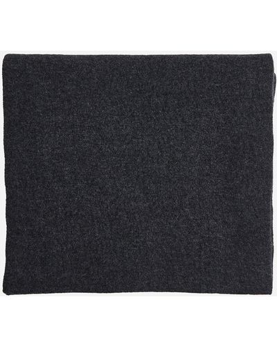 Givenchy 4g And Logo Wool And Cashmere Scarf - Black