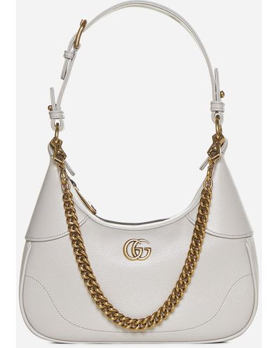 Gucci Aphrodite Small Leather Bag - White