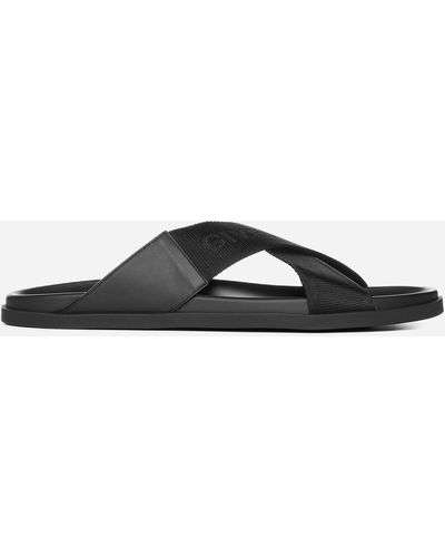 Givenchy G Plage Canvas Slides - White