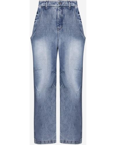 we11done Oversized Jeans - Blue