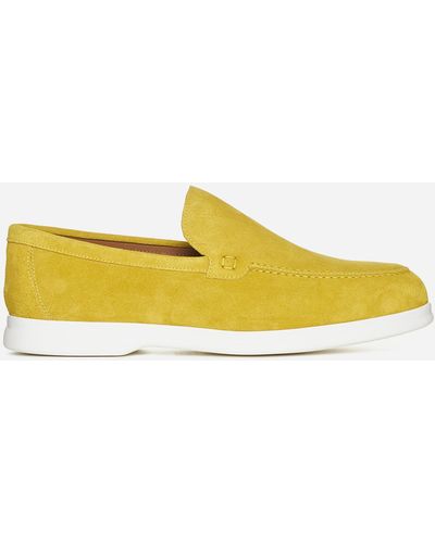Doucal's Adler Suede Loafers - Yellow