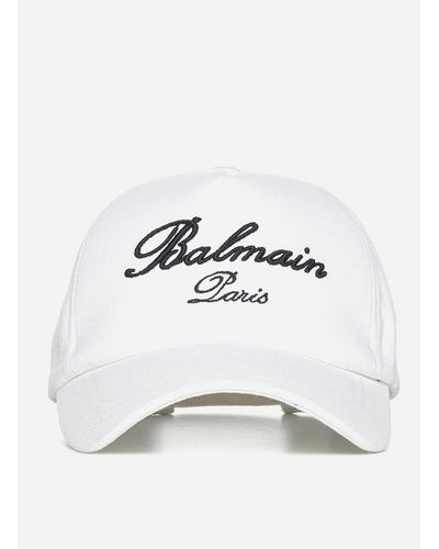 Balmain Paris Hat - White