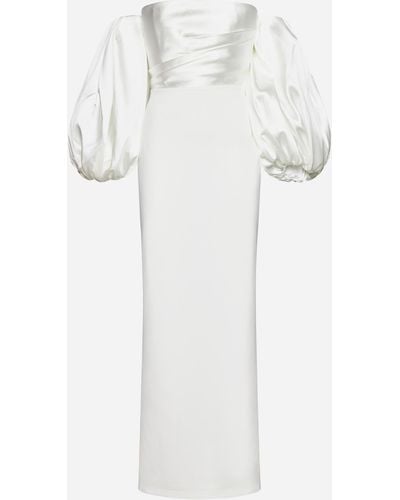 Solace London Carmen Maxi Dress - White