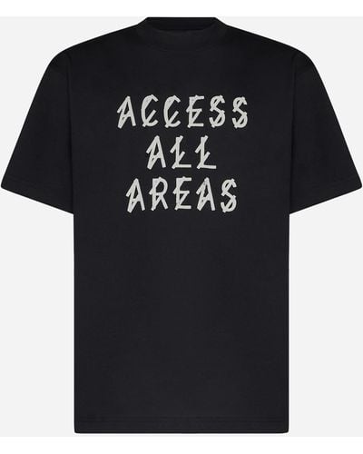 44 Label Group Access All Areas Cotton T-shirt - Black