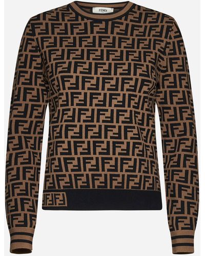 Black Fendi Sweaters and knitwear for Women | Lyst