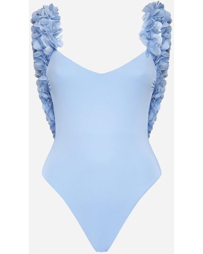 LaRevêche Amira Frills Swimsuit - Blue