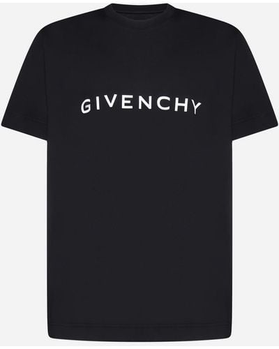 Givenchy Logo-print Cotton-jersey T-shirt - Black