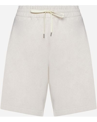 Lardini Viscose Jersey Shorts - White