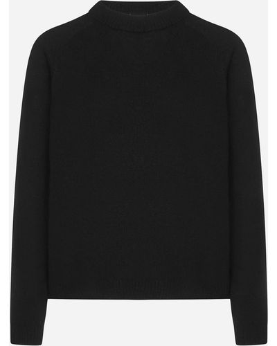 Alysi Wool And Cashmere Jumper - Black