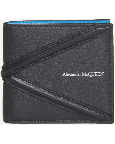 Alexander McQueen Bifold Logo Wallet - Black