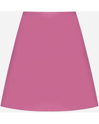 Jil Sander Knit Miniskirt - Pink