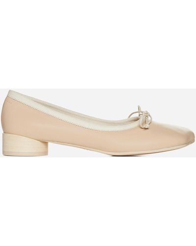 MM6 by Maison Martin Margiela Flat Shoes - Natural