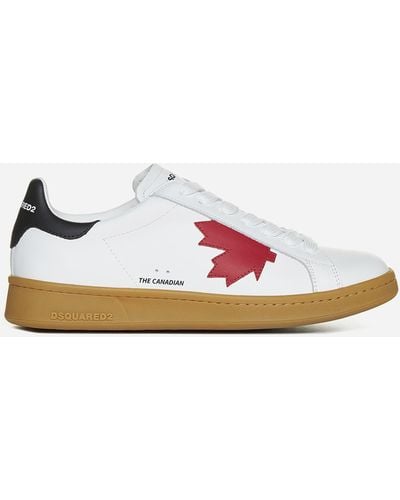 DSquared² Boxer Low Top - White