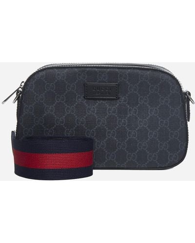 Gucci GG Supreme GG Fabric Shoulder Bag - Blue