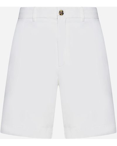 Brunello Cucinelli Cotton Shorts - White