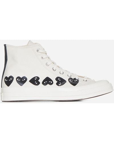 COMME DES GARÇONS PLAY Cdg Play Trainers - White