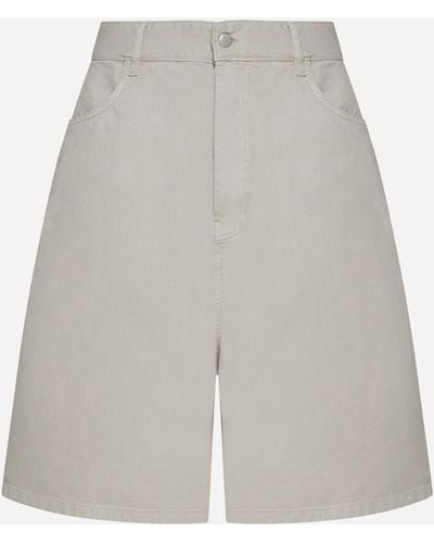 Studio Nicholson Reverse Cotton Shorts - Gray