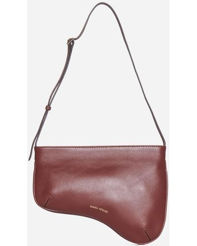 MANU Atelier Curve Leather Bag - Multicolour