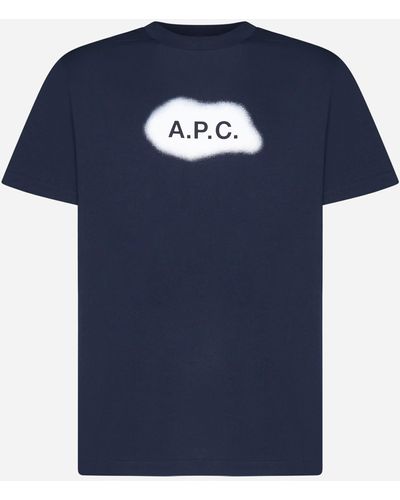 A.P.C. T-shirts And Polos - Blue