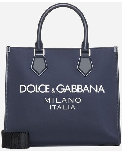 Dolce & Gabbana Nylon Tote - Blue